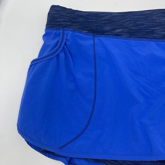 Lucy Tech Womens Activewear Skorts Wrap Skirt Stretch Blue XL - Picture 3 of 6